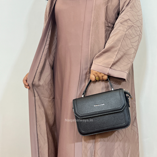 Shrug Pattern Digital Print Abaya