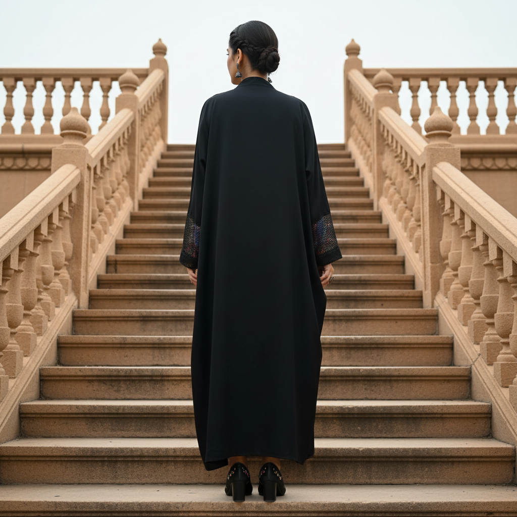 Premium Imported Dubai Black Naqab – Free Size Soft & Breathable Face Veil | Naqab Always