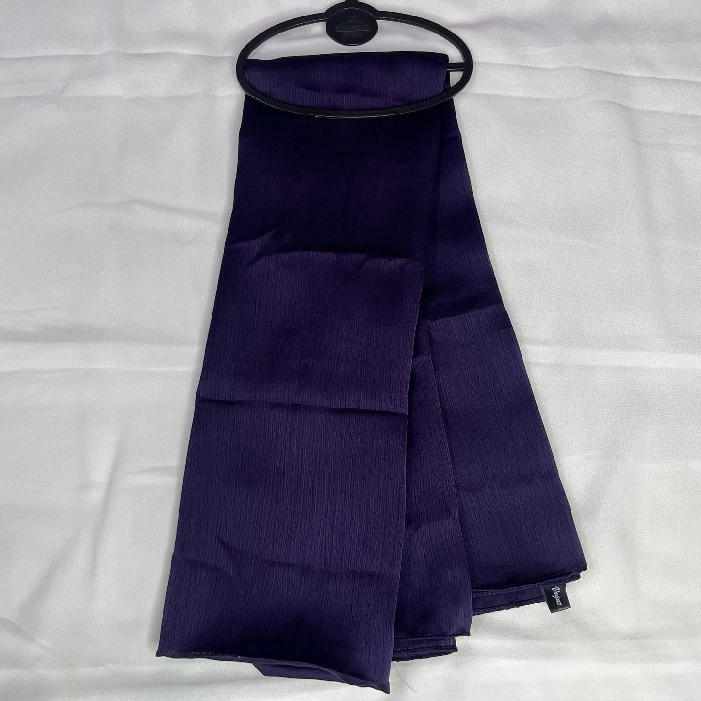 Smokey Grey Textured Hijab – Simple, Stylish & Comfortable Everyday Wear