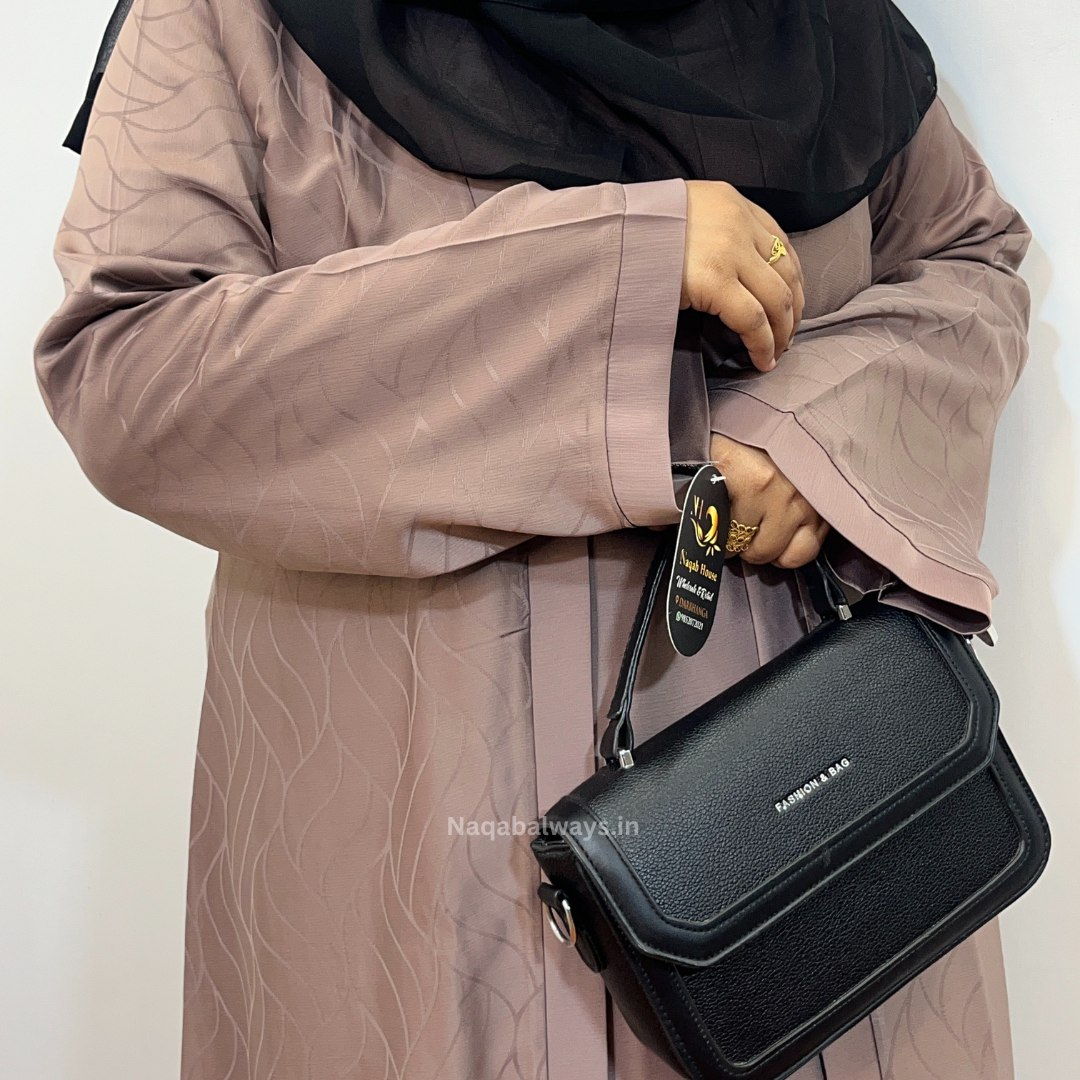 Shrug Pattern Digital Print Abaya