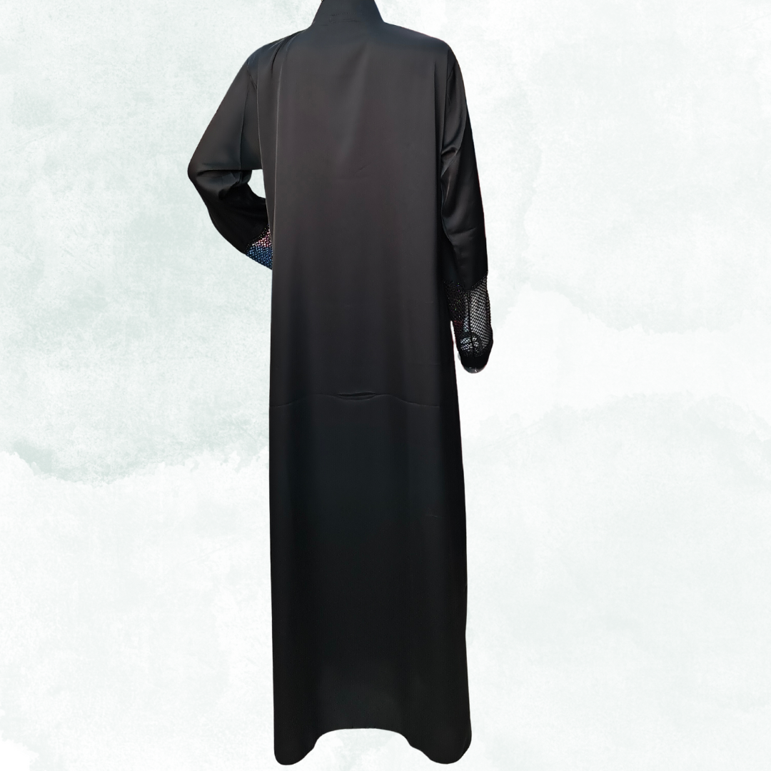 Premium Imported Dubai Black Naqab – Free Size Soft & Breathable Face Veil | Naqab Always