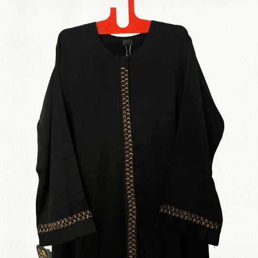 Elegant Embroidered With Stone Work Abaya – Simple & Classy Look