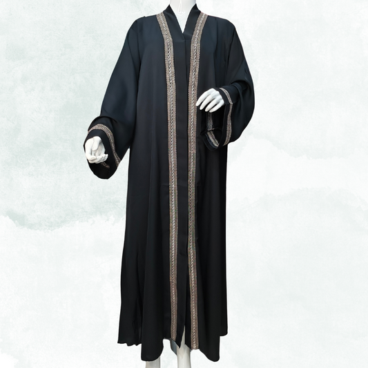 Premium Korean Nida Black Naqab – Free Size Modest Niqab | Naqab Always