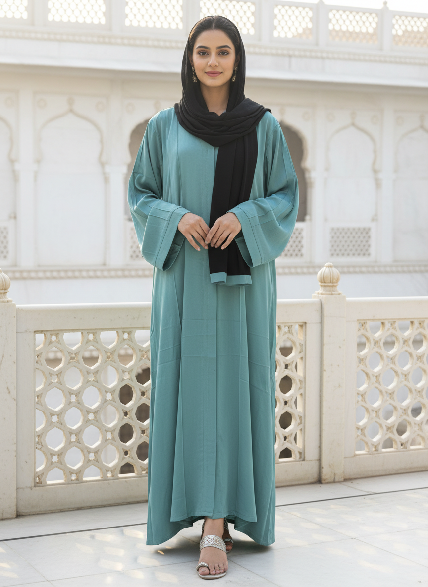 Elegant Beige Abaya – Simple & Premium Everyday Modest Wear